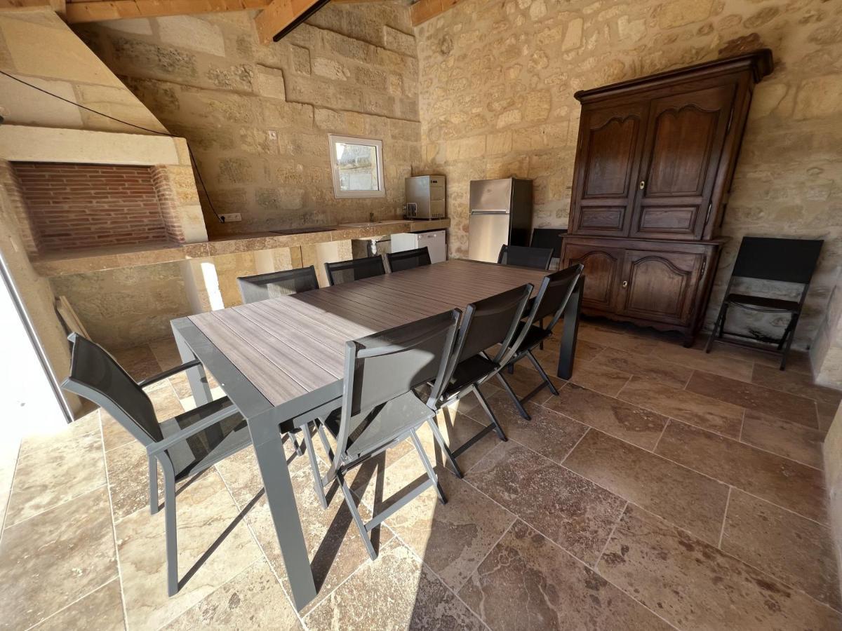 Gite Avec Piscine, Chateau De Lescours, St-Emilion Saint-Sulpice-de-Faleyrens ภายนอก รูปภาพ