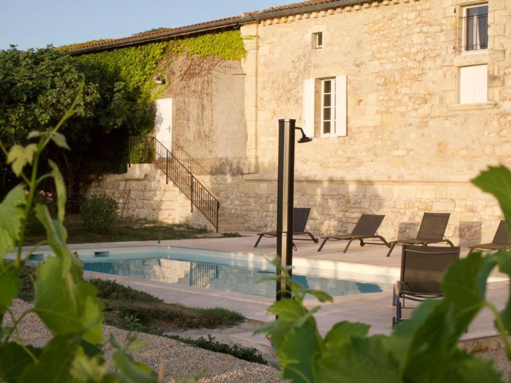 Gite Avec Piscine, Chateau De Lescours, St-Emilion Saint-Sulpice-de-Faleyrens ภายนอก รูปภาพ