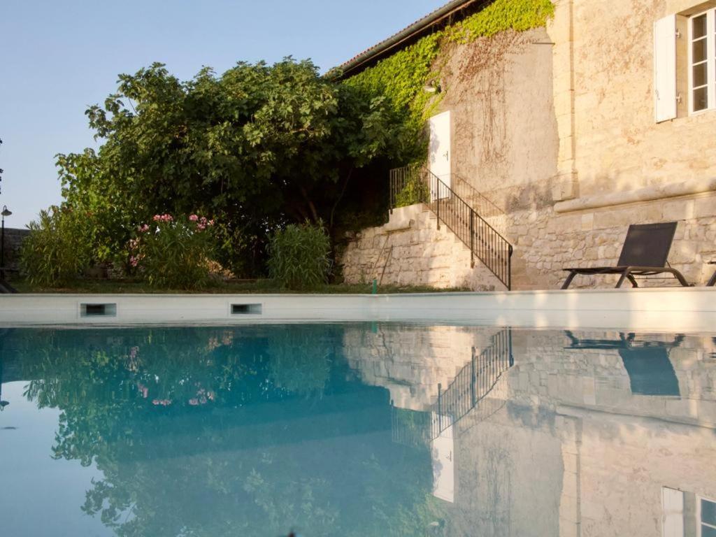 Gite Avec Piscine, Chateau De Lescours, St-Emilion Saint-Sulpice-de-Faleyrens ภายนอก รูปภาพ